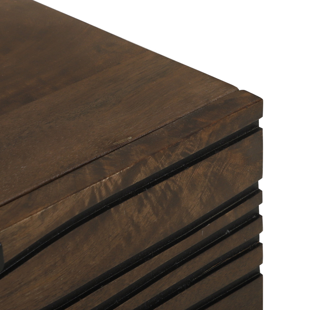 Produktbild för Nattduksbord Valnöt 50 x 33 x 60 cm Konstruerat trä