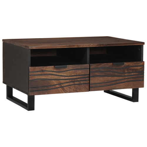 vidaXL Kaffeebord Valnöt 80 x 54 x 40 cm Konstruerat trä