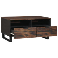 Produktbild för Kaffeebord Valnöt 80 x 54 x 40 cm Konstruerat trä