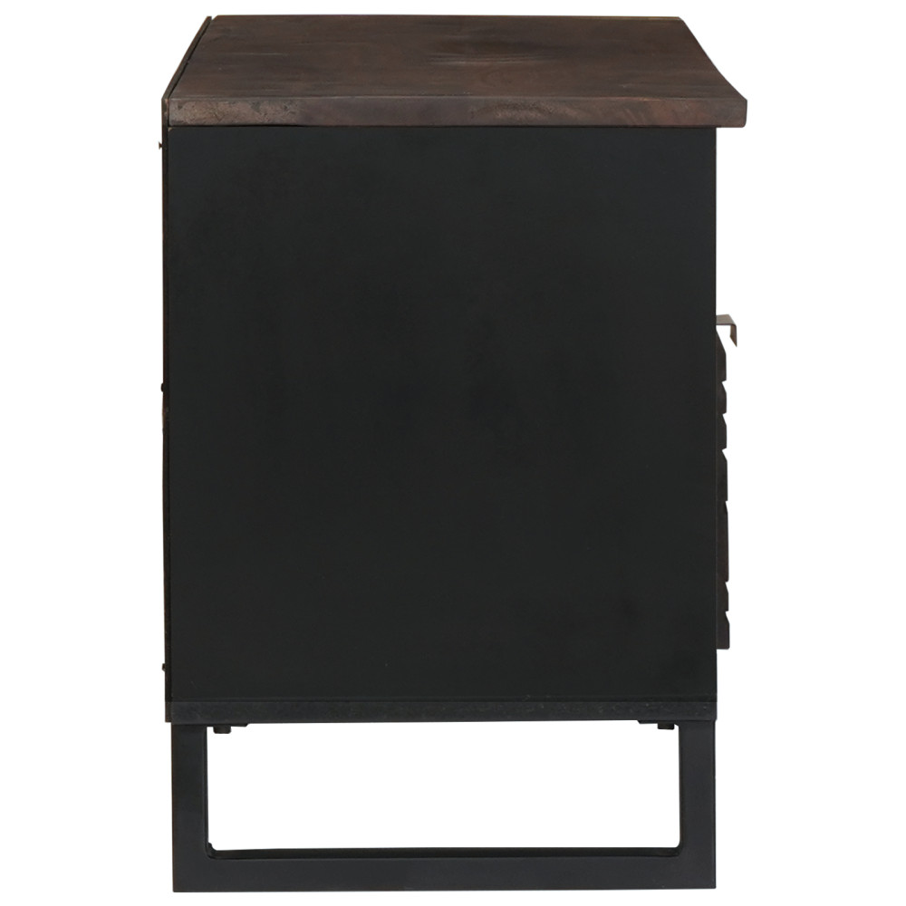 Produktbild för TV Enheter med låda Valnöt 105 x 33 x 46 cm Konstruerat trä