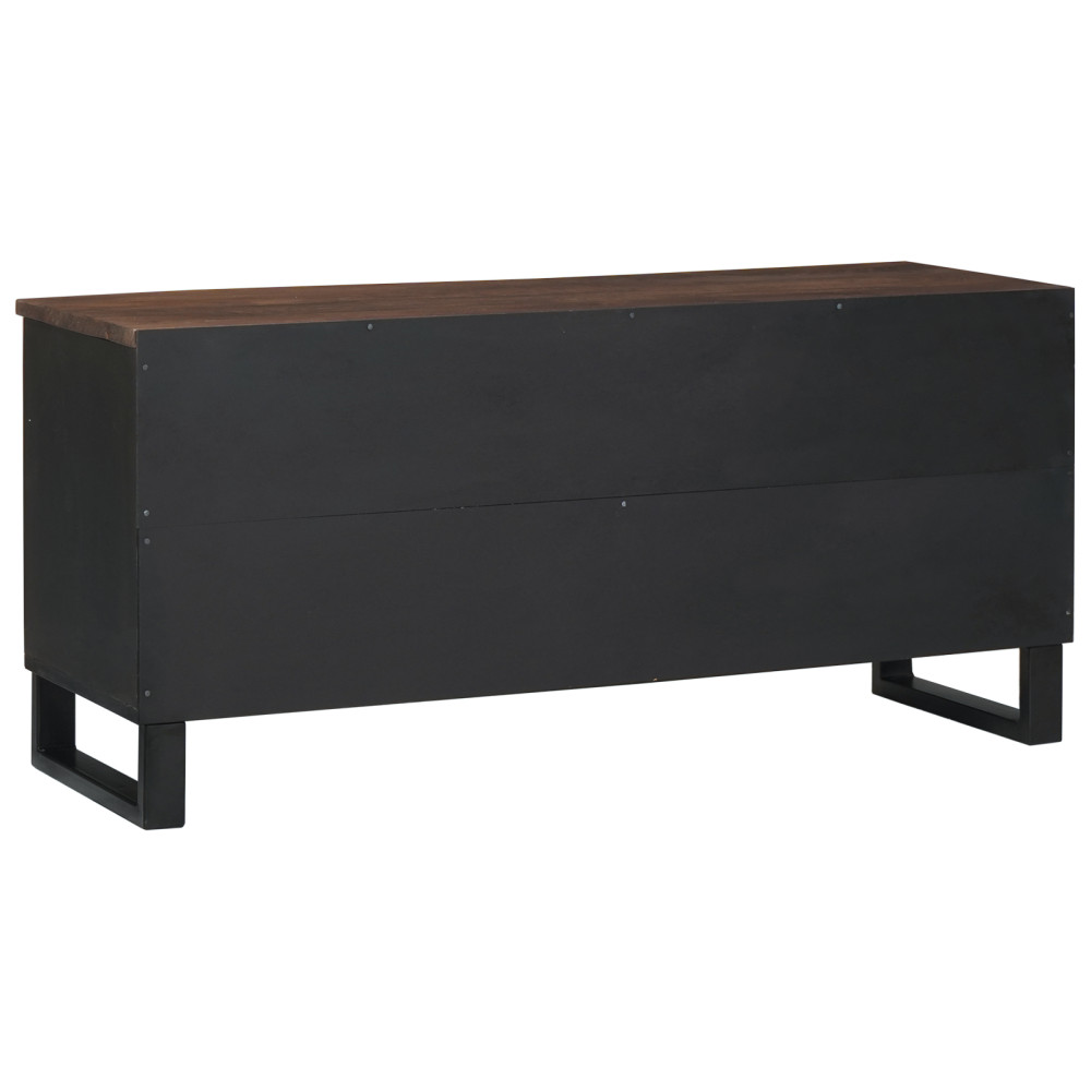 Produktbild för TV Enheter med låda Valnöt 105 x 33 x 46 cm Konstruerat trä