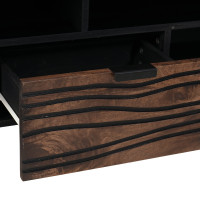 Produktbild för TV Enheter med låda Valnöt 105 x 33 x 46 cm Konstruerat trä