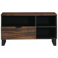 Produktbild för TV Enheter med låda Valnöt 80 x 33 x 46 cm Konstruerat trä