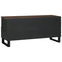 Produktbild för TV Enheter med låda Valnöt 100 x 33 x 46 cm Konstruerat trä