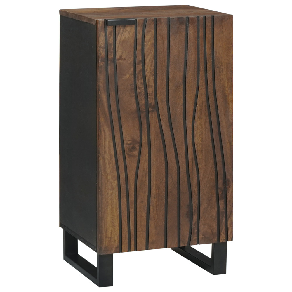 Produktbild för Skåp Brun 40 x 33 x 75 cm massivt mangoträ