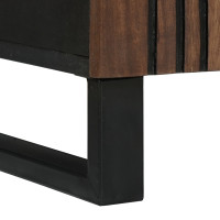 Produktbild för Sideboard med låda Brun 60 x 33 x 75 cm massivt mangoträ