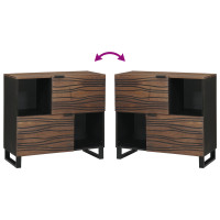 Produktbild för Sideboard Brun 80 x 33 x 75 cm massivt mangoträ