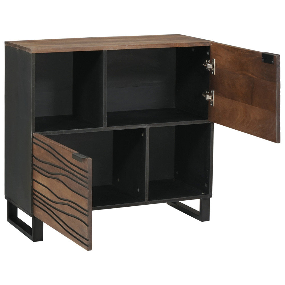 Produktbild för Sideboard Brun 80 x 33 x 75 cm massivt mangoträ