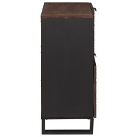 Produktbild för Sideboard Brun 80 x 33 x 75 cm massivt mangoträ