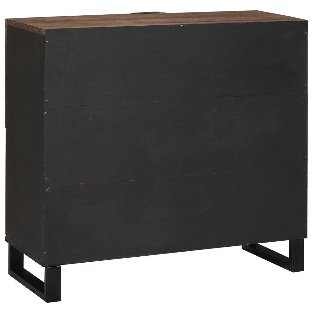 Produktbild för Sideboard Brun 80 x 33 x 75 cm massivt mangoträ