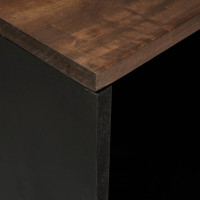 Produktbild för Sideboard Brun 80 x 33 x 75 cm massivt mangoträ