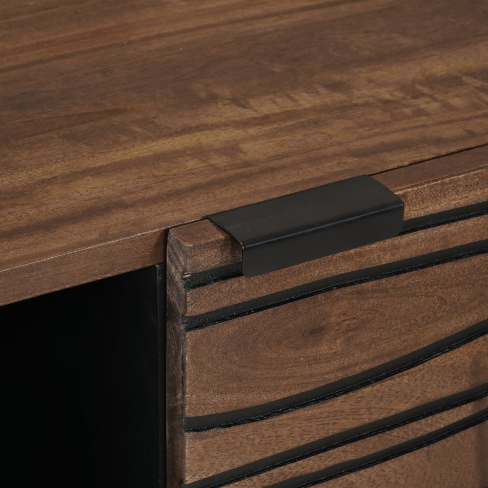 Produktbild för Sideboard Brun 80 x 33 x 75 cm massivt mangoträ