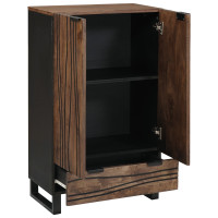 Produktbild för Highboard Brun 60 x 33 x 100 cm massivt mangoträ