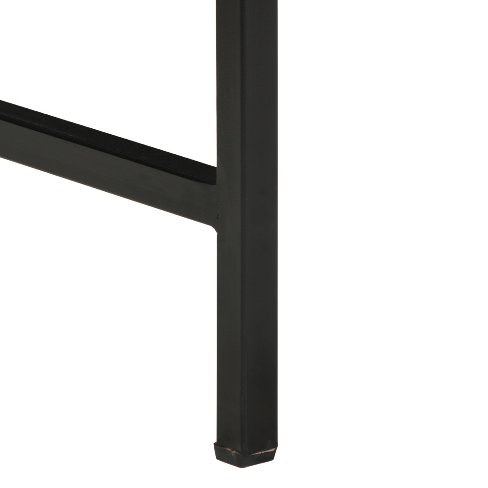 Produktbild för Skrivbord Brun 105 x 50 x 75 cm Massivt Mangoträd och Metall