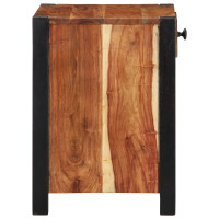 Produktbild för Nattduksbord 2 pcs Brun 40 x 35 x 50 cm Massivt Akaciaträ