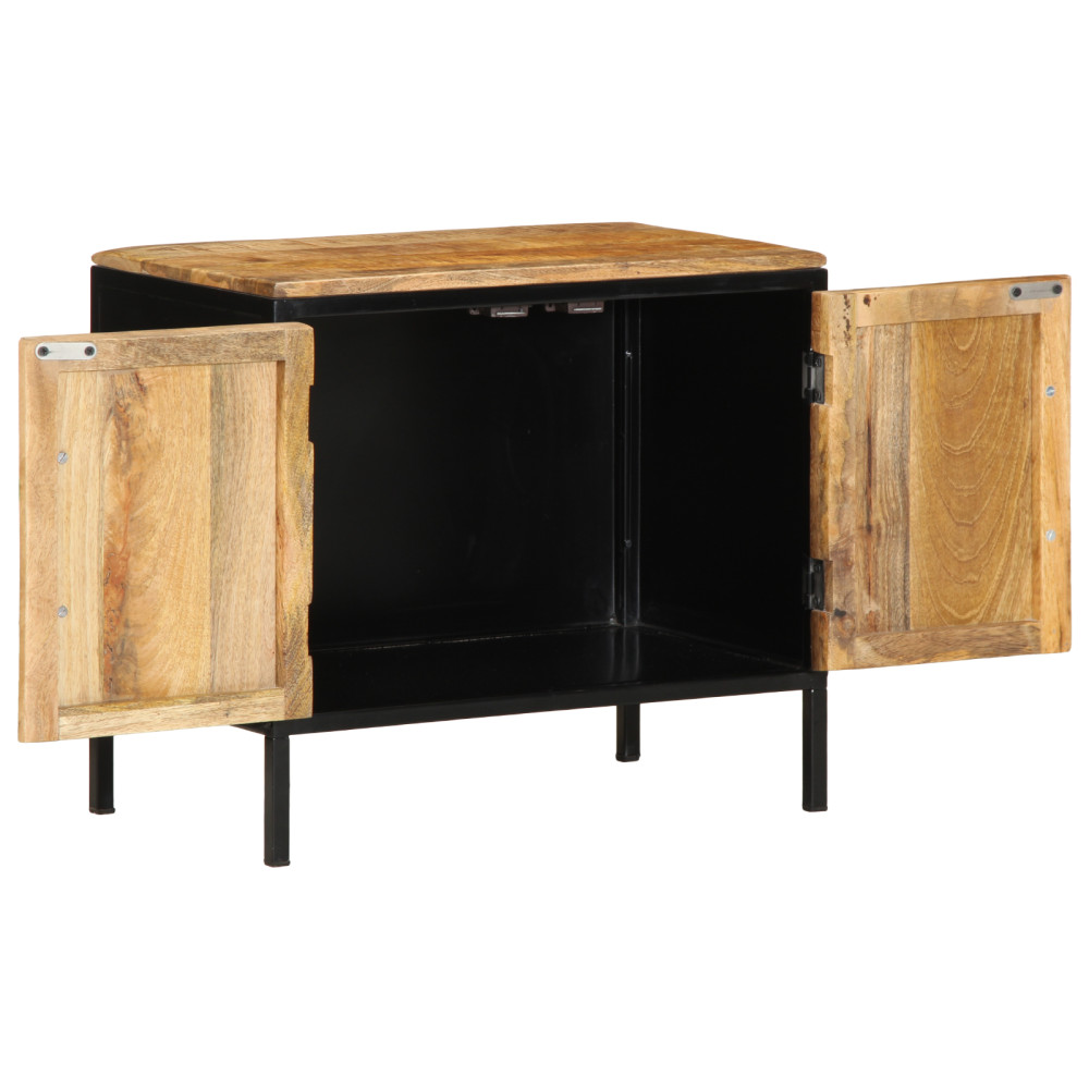 Produktbild för Nattduksbord 2 pcs Brun och svart 50 x 30 x 45 cm