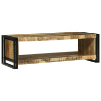 Produktbild för Kaffeebord Brun 120 x 50 x 38 cm Massivt mangoträ
