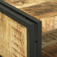 Produktbild för Kaffeebord Brun 120 x 50 x 38 cm Massivt mangoträ