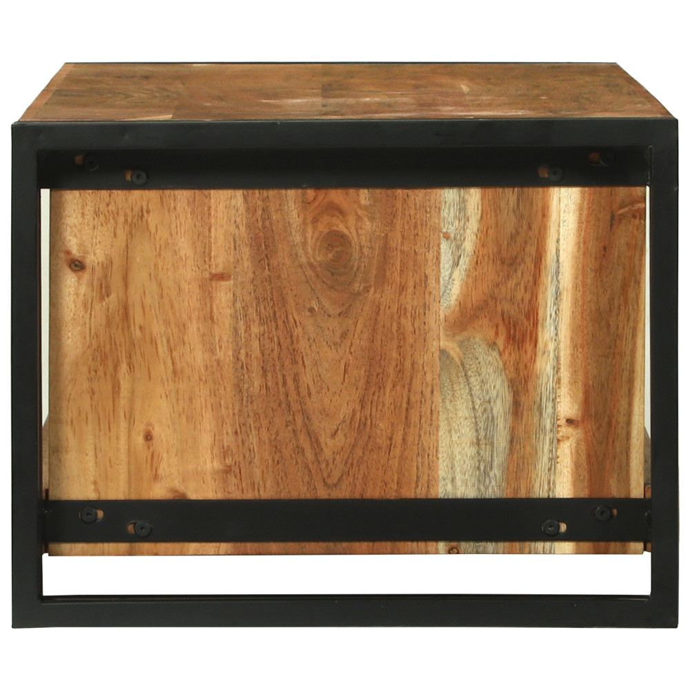 Produktbild för Kaffeebord Brun 120 x 50 x 38 cm Massivt Akaciaträ