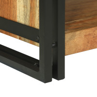 Produktbild för Kaffeebord Brun 120 x 50 x 38 cm Massivt Akaciaträ