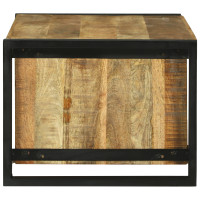 Produktbild för Kaffeebord Brun 90 x 50 x 38 cm Massivt mangoträ