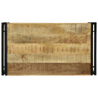 Produktbild för Kaffeebord Brun 90 x 50 x 38 cm Massivt mangoträ