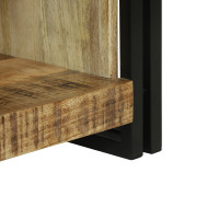 Produktbild för Kaffeebord Brun 90 x 50 x 38 cm Massivt mangoträ