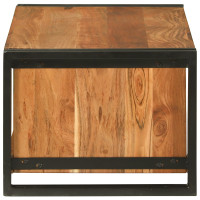Produktbild för Kaffeebord Brun 90 x 50 x 38 cm Massivt Akaciaträ