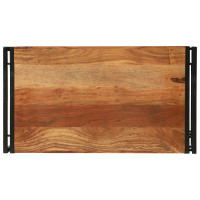 Produktbild för Kaffeebord Brun 90 x 50 x 38 cm Massivt Akaciaträ