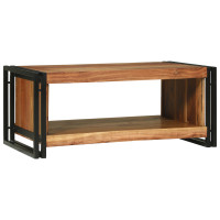 Produktbild för Kaffeebord Brun 90 x 50 x 38 cm Massivt Akaciaträ