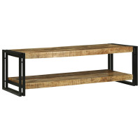 Produktbild för Kaffeebord Brun 120 x 50 x 38 cm Massivt mangoträ