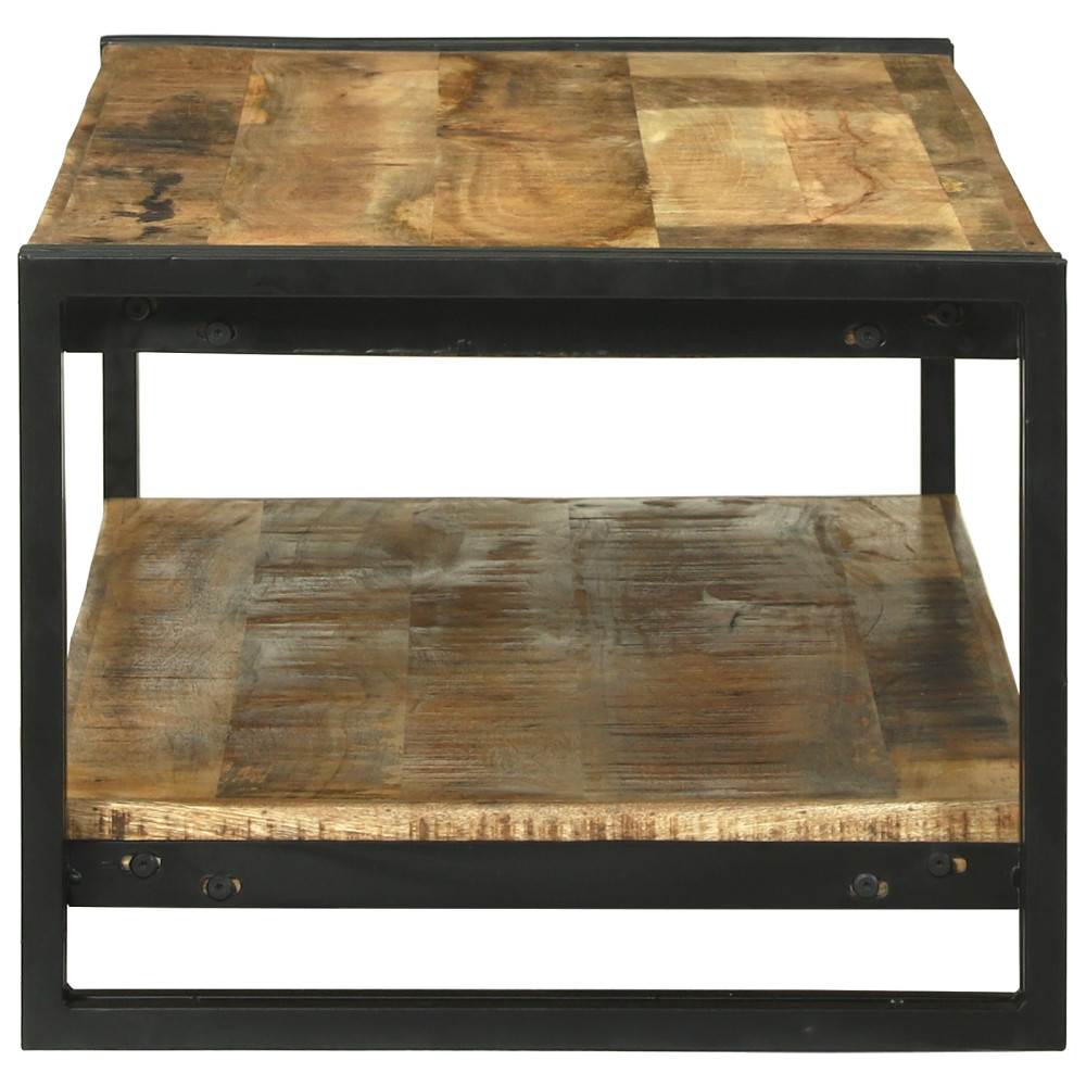 Produktbild för Kaffeebord Brun 120 x 50 x 38 cm Massivt mangoträ