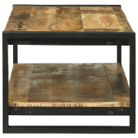 Produktbild för Kaffeebord Brun 120 x 50 x 38 cm Massivt mangoträ