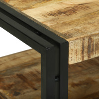 Produktbild för Kaffeebord Brun 120 x 50 x 38 cm Massivt mangoträ