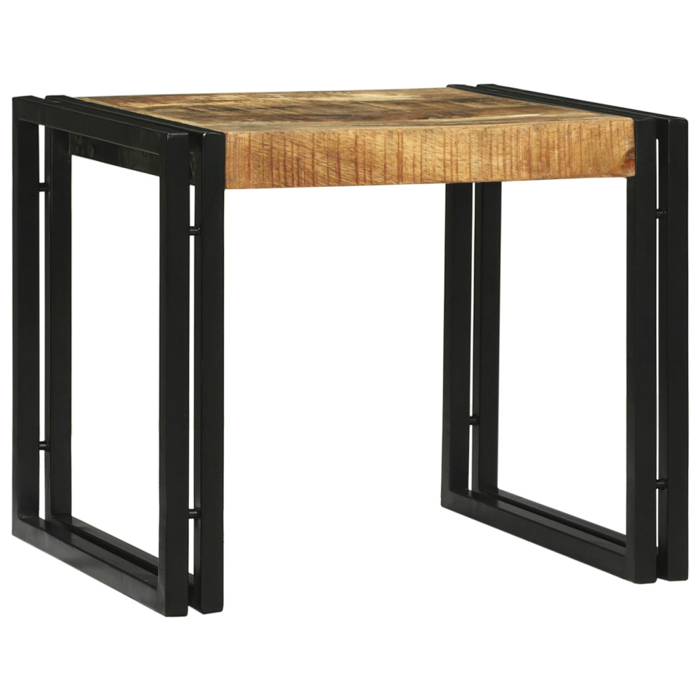 Produktbild för Kaffeebord 2 pcs Brun 48 x 40 x 40 cm Massivt mangoträ