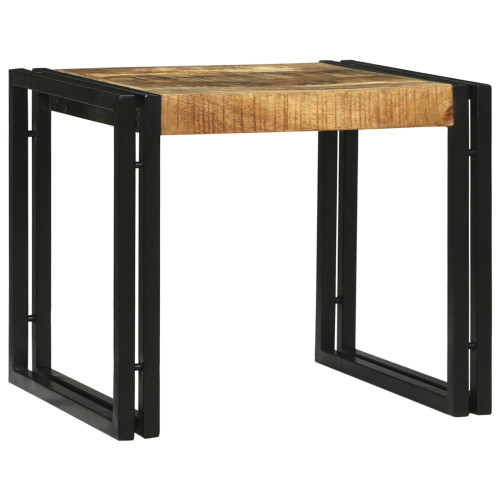 vidaXL Kaffeebord 2 pcs Brun 48 x 40 x 40 cm Massivt mangoträ