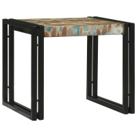 Produktbild för Kaffeebord 2 pcs Flerfärgsdesign Solid återvunnen trä