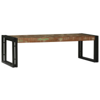 Produktbild för Kaffeebord 2 pcs Flerfärgsdesign Solid återvunnen trä