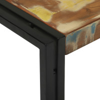 Produktbild för Kaffeebord 2 pcs Flerfärgsdesign Solid återvunnen trä