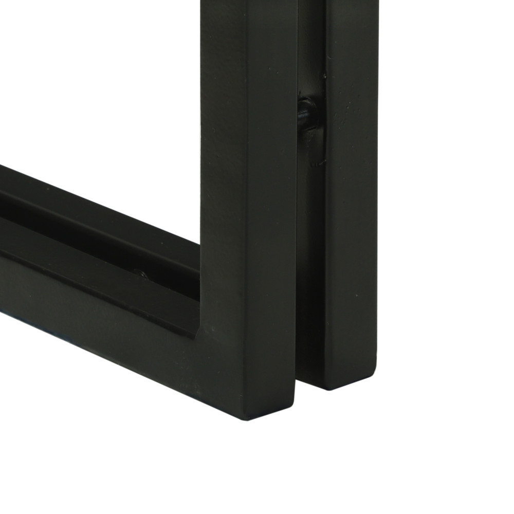 Produktbild för Kaffeebord 2 pcs Flerfärgsdesign Solid återvunnen trä