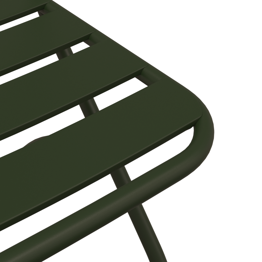 Produktbild för Fällstol för trädgård 2 pcs Grön 42 x 52 x 82cm