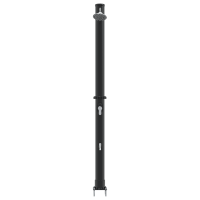 Produktbild för Utomhus Solardusch Svart 217 cm PVC och Aluminium