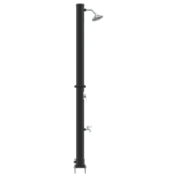 Produktbild för Utomhus Solardusch Svart 217 cm PVC och Aluminium