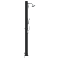Produktbild för Utomhus Solardusch Svart 217 cm PVC och Aluminium