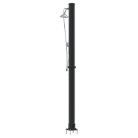 Produktbild för Utomhus Solardusch Svart 217 cm PVC och Aluminium