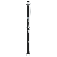 Produktbild för Utomhus Solardusch Svart 217 cm PVC och Aluminium