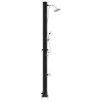 Produktbild för Utomhus Solardusch Svart 217 cm PVC och Aluminium