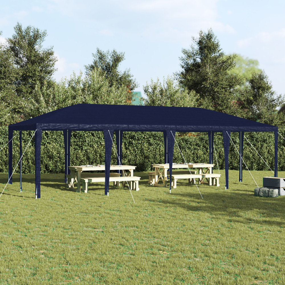 Produktbild för Partytält Blå 800 x 400 x 266 cm Polyeten och Stål