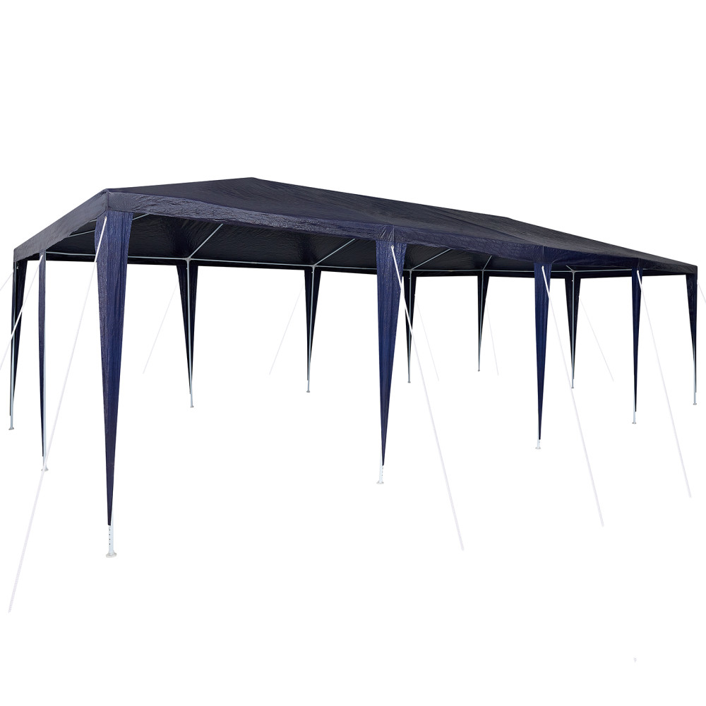 Produktbild för Partytält Blå 800 x 400 x 266 cm Polyeten och Stål