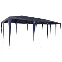 Produktbild för Partytält Blå 800 x 400 x 266 cm Polyeten och Stål
